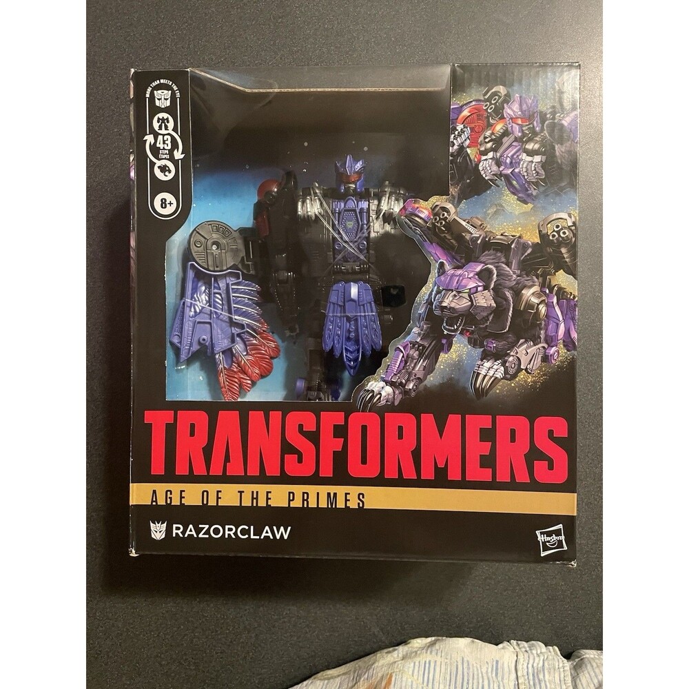 Transformers Age of the Primes Leader Class Razorclaw Action Figure - Brand New